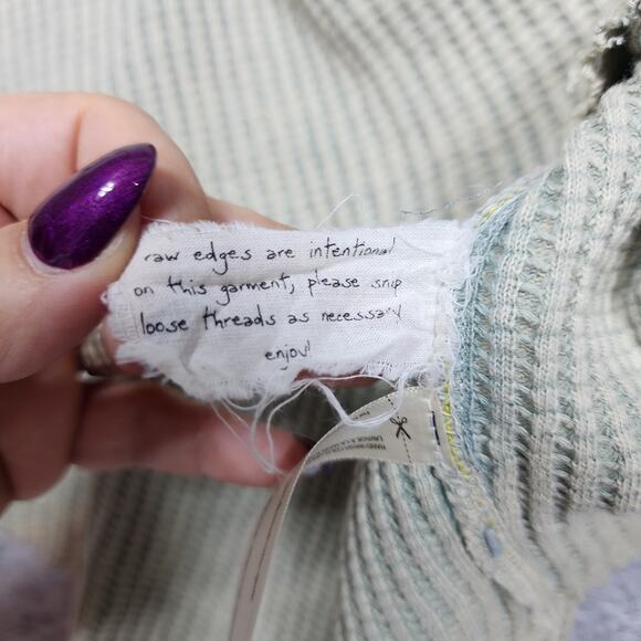 Free People One Colt Thermal Top Size Small - Picture 9 of 11